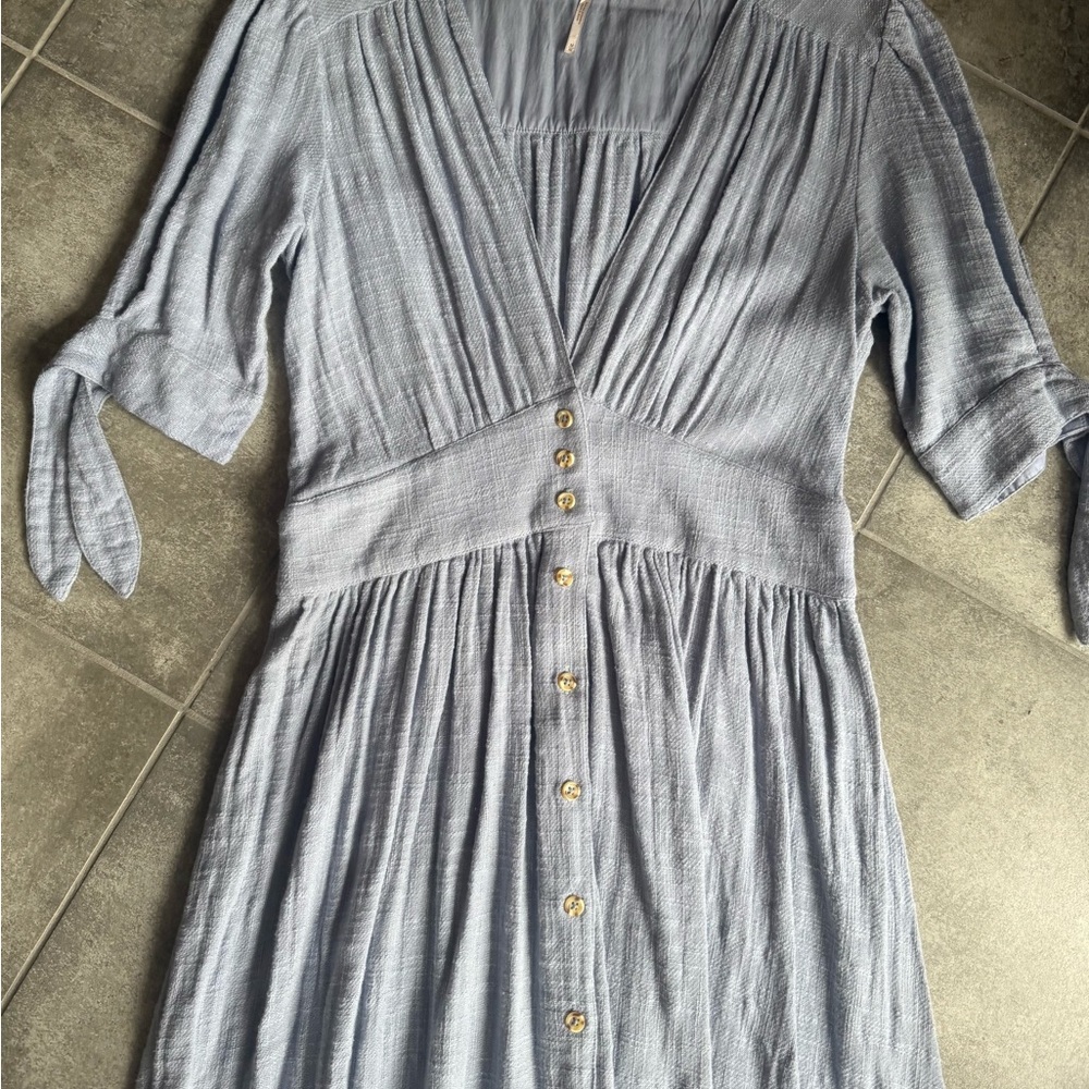 Free People Light Blue Maxi Dress